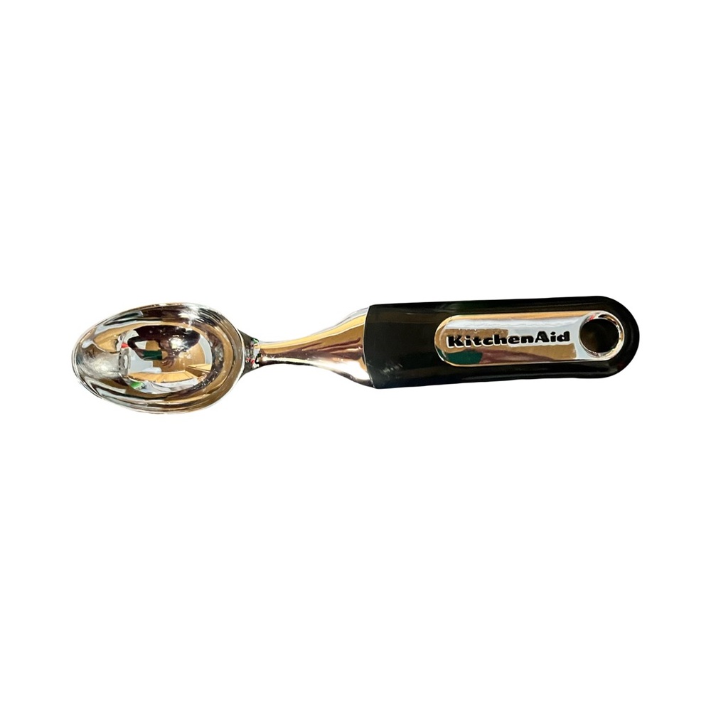 KitchenAid Silver and Black Ice Cream Scoop